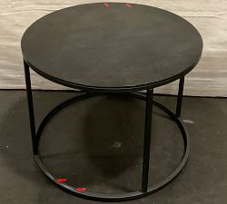 Open Box: Duke Round Nesting Coffee Table, Small (23"Diam.) - Antique Bronze