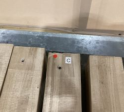 Open Box: Rockport Rectangular Side Table (24") - Pale Sand
