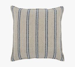 Open Box: Carmencita Striped Pillow Cover (20") -  Natural/Blue
