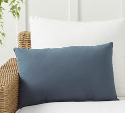 Open Box: Sunbrella Solid Outdoor Pillow (16" x 24") - Sapphire