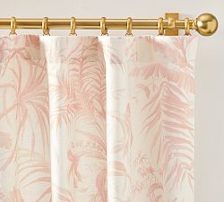 Open Box: Cynthia Rowley Printed Light Filtering Curtain (50"W x 96"L) - Coral/Multi