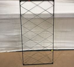 Open Box: Clarence Wall Mounted Trellis Extension (46"W x 23"H) - Black