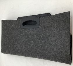 Open Box: Felted Hamper (30"H) - Charcoal