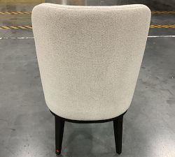 Open Box: Layton Grand Dining Chair - Performance Boucle Oatmeal, Blackened Oak