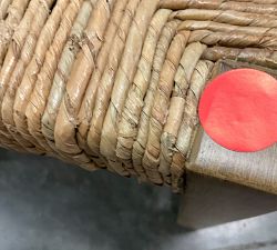 Open Box: Malibu Woven Dining Chair - Honey