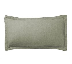 Open Box: Belgian Flax Linen Shams, King, Set of 2 - Loden