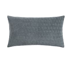 Open Box: Drew Cotton Chenille Sham, King - Dark Chambray