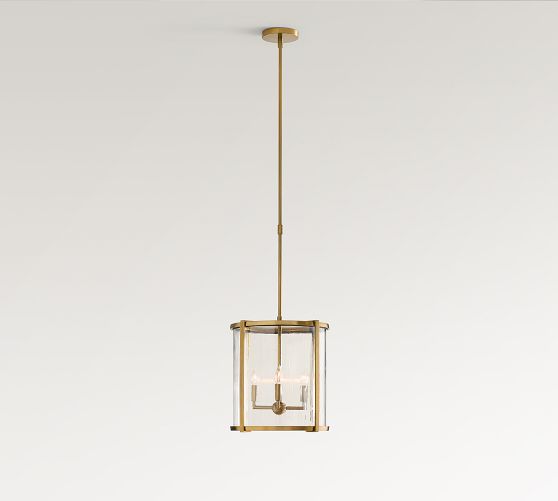Blaine Ribbed Glass Round Indoor/Outdoor Pendant (14