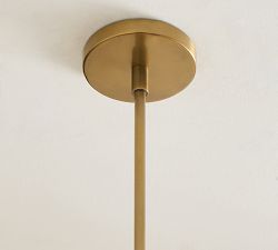 Blaine Ribbed Glass Round Indoor/Outdoor Pendant (14")