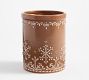 Gingerbread Stoneware Utensil Holder