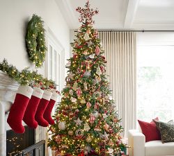 Oversized Silver Glitter Ornament