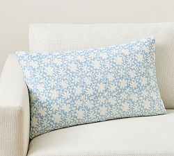 Sienna Printed Vine Lumbar Pillow Cover