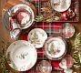 Stewart Plaid Stoneware Dinner Plates - Set of 4