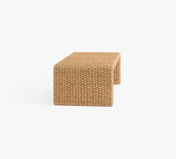 Capitola Rectangular Woven Coffee Table (58")