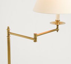 Hayden Metal Articulating Task Floor Lamp (53")