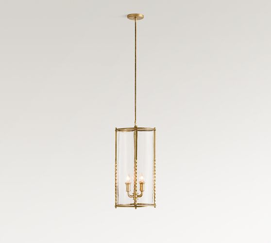 Valley Metal Cylinder Indoor/Outdoor Lantern Pendant (13