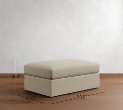 Westwood Slim Arm Sectional Ottoman (50")