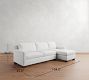 York Square Arm Chaise Sectional (84"&ndash;114")