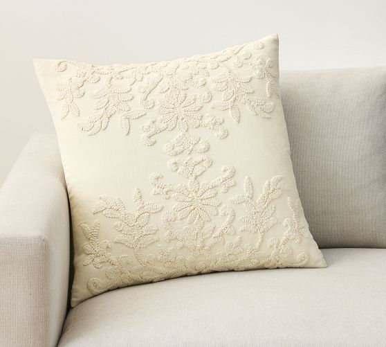 Isabella Embroidered Pillow Cover