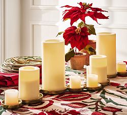 Sedona Brass Candle Holder Centerpiece