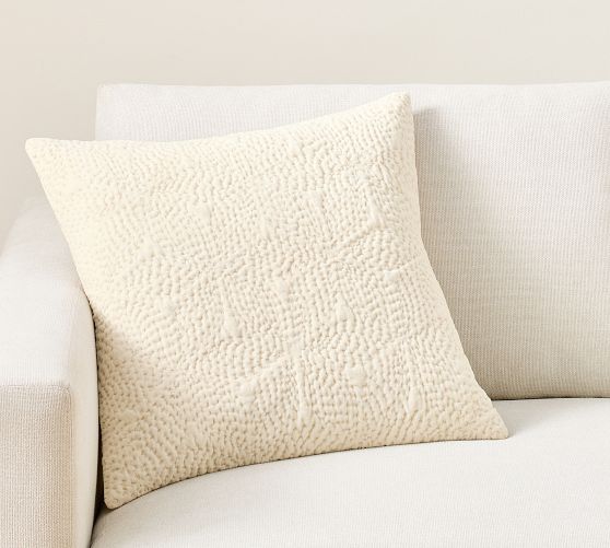 Follette Quilted Velvet Pillow Cover