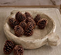 Wooden Decorative Dough Bowl