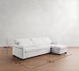 York Roll Arm Deep Seat Chaise Sectional (86"&ndash;117")