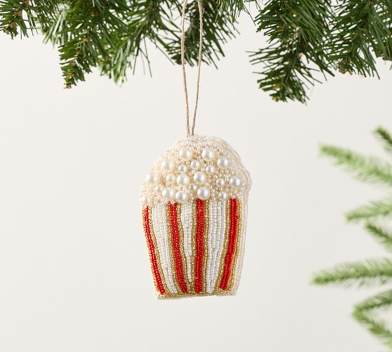 Beaded Popcorn Ornament
