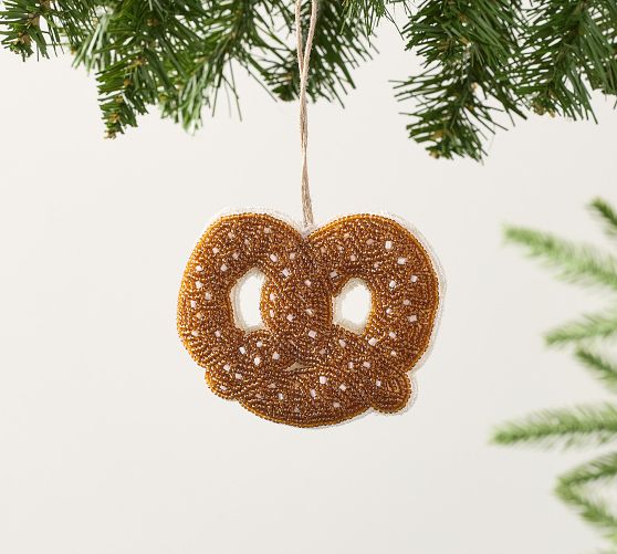 Beaded Pretzel Ornament