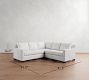 York Square Arm 3-Piece L-Shaped Sectional (93")