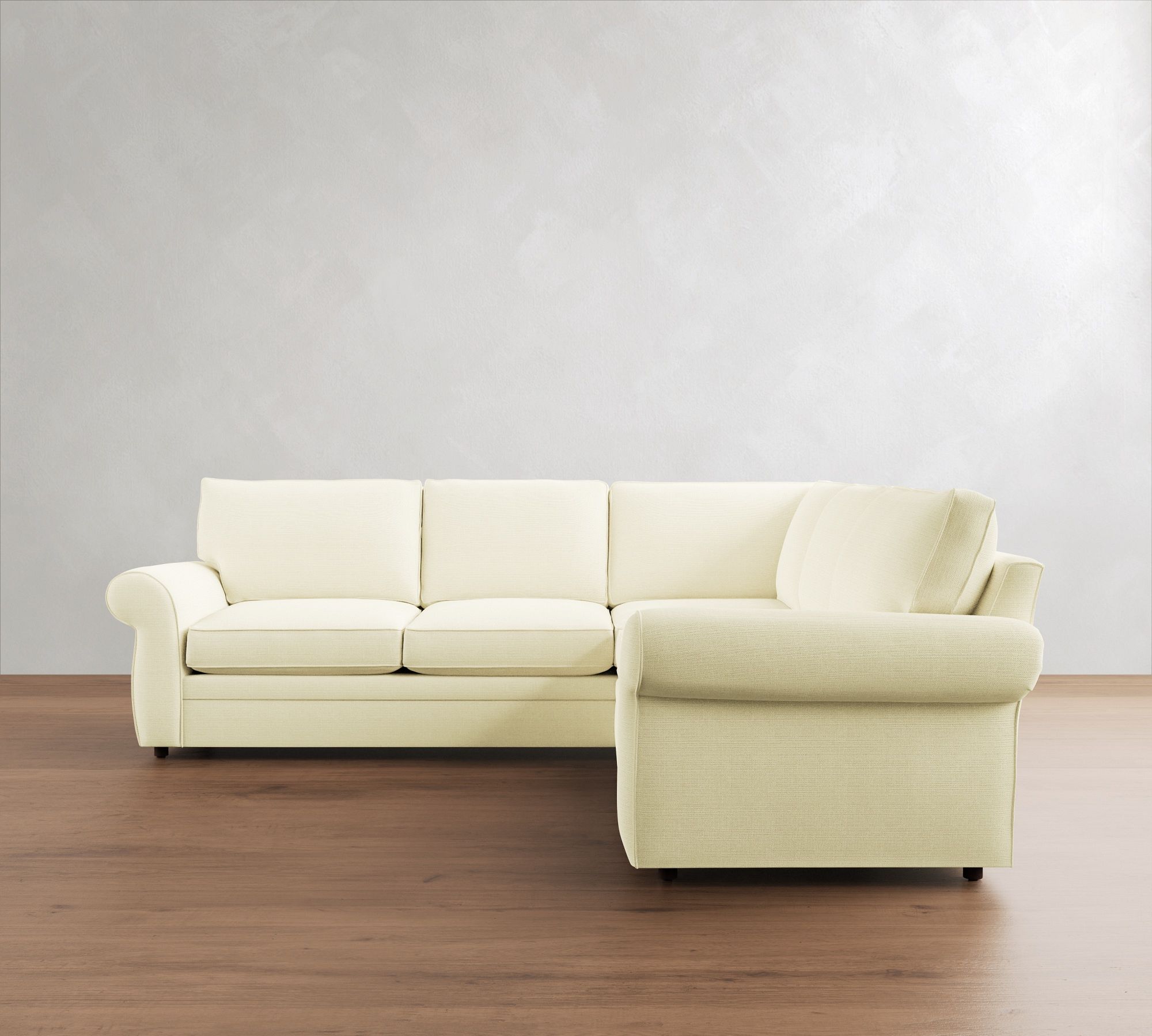 Pearce Roll Arm 4-Piece L-Shaped Sectional (114")