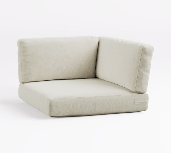 Huntington Square-Arm Corner Chair Cushion Slipcover