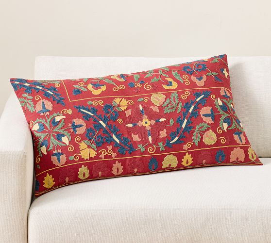 Alessia Suzani Lumbar Pillow Cover