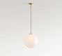 Anderson Opaline Globe Pendant (12"-15")