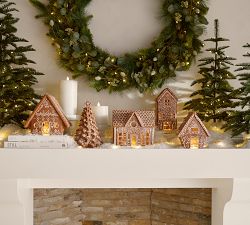Handcrafted Gingerbread Village Houses