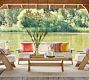 Modern Farmhouse Rectangular Outdoor Coffee Table (56")