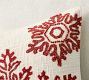 Snowflake Embellished Pillow Cover
