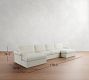 Westwood Roll Arm Slipcovered Double Chaise Sectional (177"&ndash;197")
