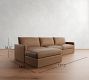 Westwood Slim Arm Leather Modular Chaise Sectional (137")