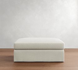 Westwood Slim Arm Slipcovered Sectional Ottoman (50")