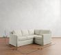 York Square Arm Slipcovered 3-Piece Sectional (92")