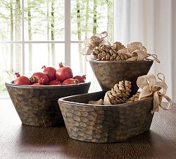 Rustic Wood Planters