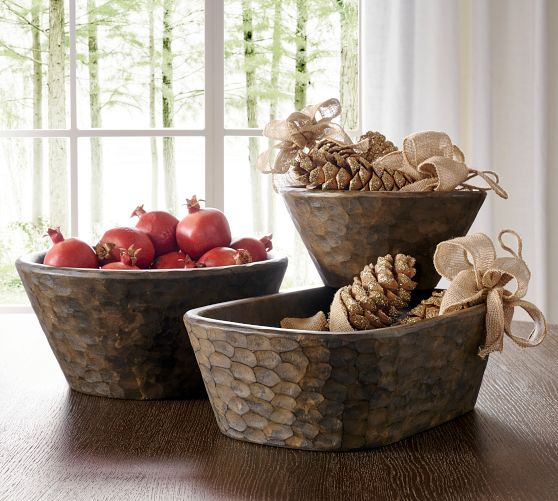Rustic Wood Planters