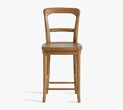 Open Box: Cline Counter Stool (24") - Antique Umber
