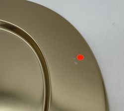 Open Box: Harrison Stainless Steel Charger Plates, Set of 4 - Gold