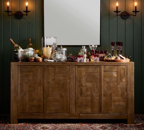 Reclaimed Parquet Buffet (68") by Pottery Barn