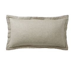 Open Box: Belgian Flax Linen Sham, King Set of 3 - Bamboo