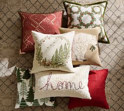 Home Plaid Back Knotted Lumbar Pillow Cover