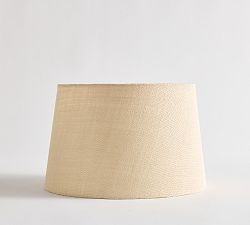 Open Box: Gallery Burlap Tapered Drum Lamp Shade, Medium (15")