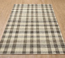 Archer Plaid Handwoven Wool Rug
